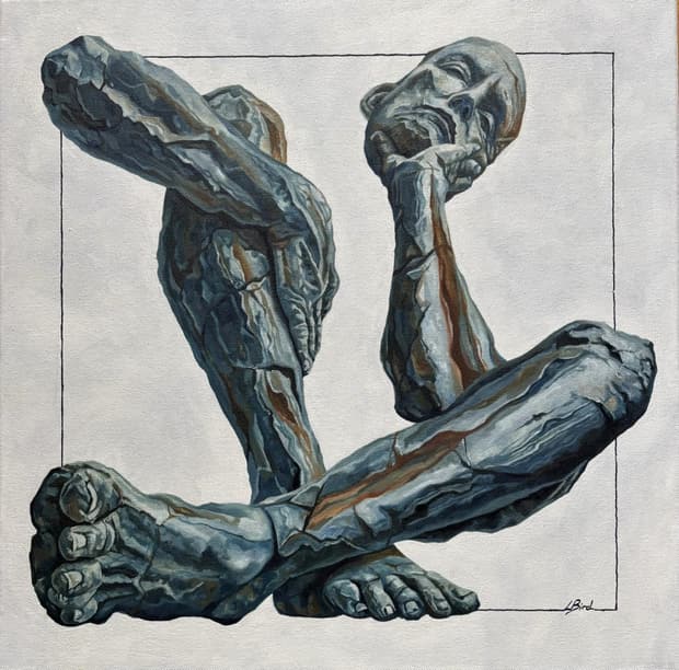 Oil on canvas, 50×50cm, Gagliardi Gallery catalogue no. 916