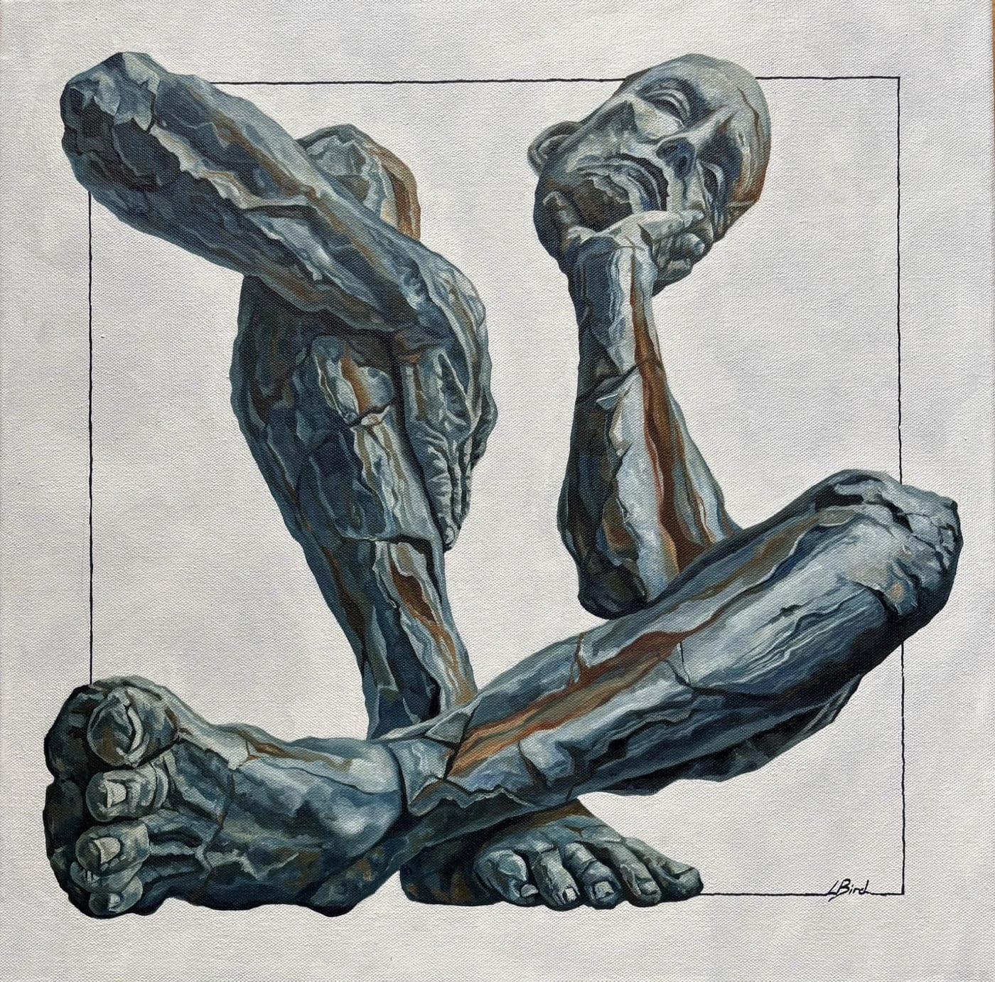 Oil on canvas, 50×50cm, Gagliardi Gallery catalogue no. 916